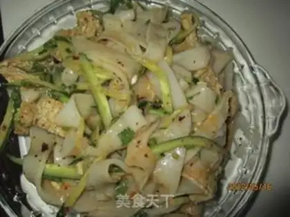 Make cold rice noodles step 6