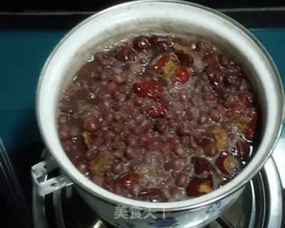 Make Jujube-scented red bean paste step 4