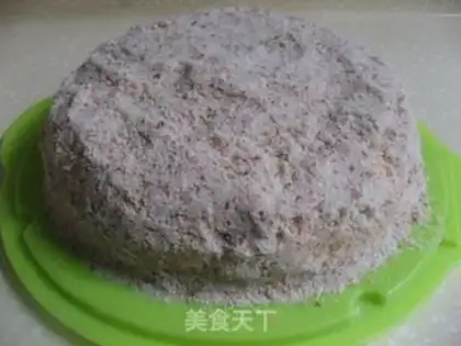 Make Peanut cream cake step 35