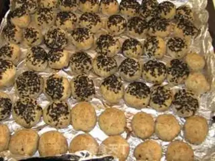 Make Coffee Black Sesame Crispy Ball step 8