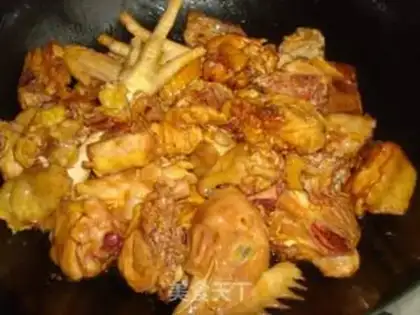 Make saute spicy chicken step 4