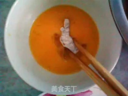 Make Roast chicken rice flower step 7
