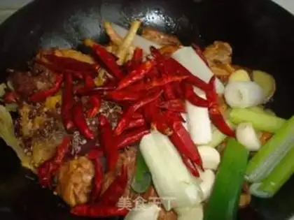 Make saute spicy chicken step 5