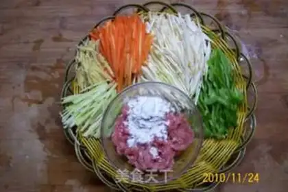 Make Fish-scented brocade colorful silk step 7