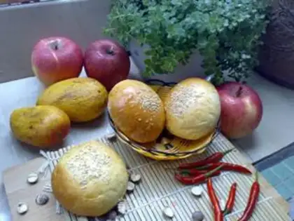 Make Pizza beef buns step 14