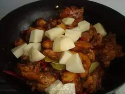 Make saute spicy chicken step 7