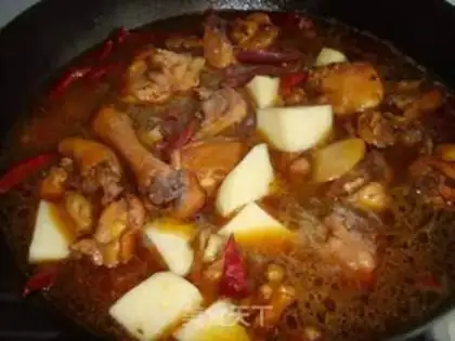 Make saute spicy chicken step 8