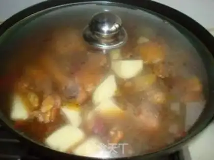 Make saute spicy chicken step 9