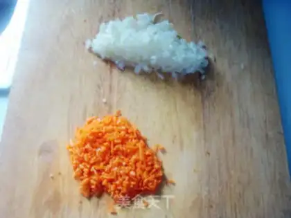 Make Pumpkin patty step 1