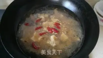 Make Chinese cabbage and frozen tofu step 5