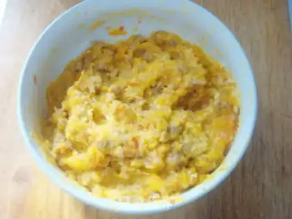 Make Pumpkin patty step 3