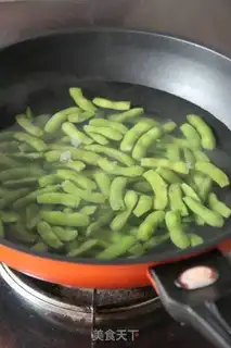 Make cold edamame step 2