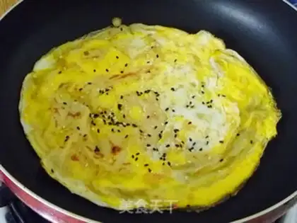 Make Miscellaneous grains and egg pancakes step 3
