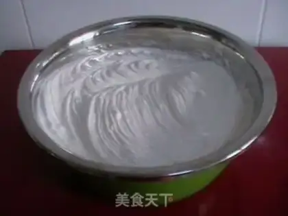 Make egg cream ice cream step 1