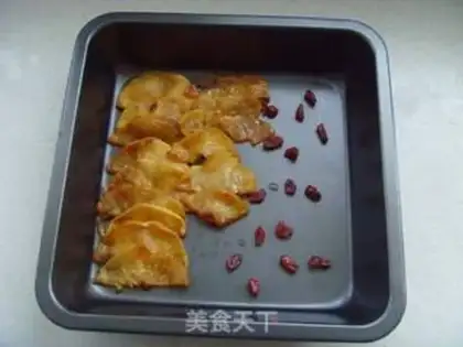 Make Caramel apple flip cake step 5