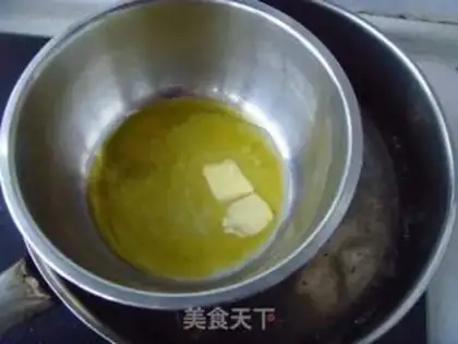 Make Caramel apple flip cake step 6