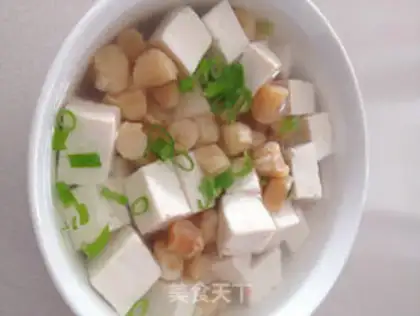 Make Scallop and tofu soup step 4