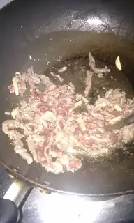 Make Beef tenderloin with green pepper step 2