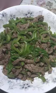 Make Beef tenderloin with green pepper step 4