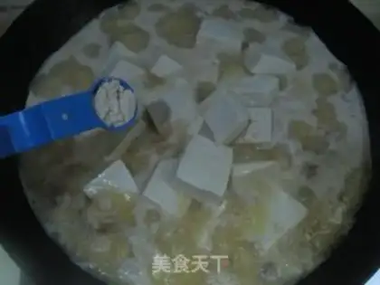 Make Stewed tofu with fish offal step 23
