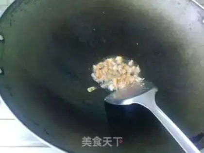 Make Fried rice with cabbage, shrimp and egg step 5