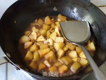 Make Maotai-flavored three delicacies step 13