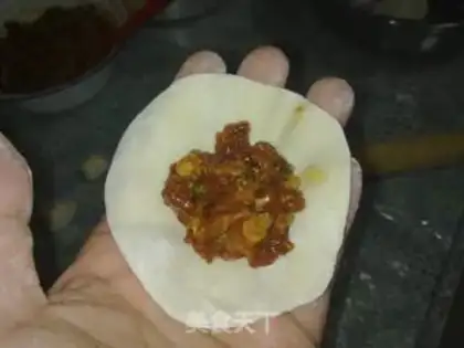 Make Fresh meat steamed buns step 5