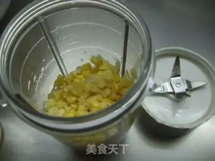 Make corn soup step 1