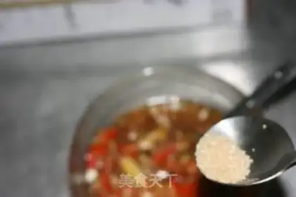 Make Tomato vinaigrette with okra step 7
