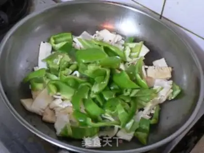Make stir-fried vegetable kidney flower step 8