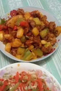 Make Sweet and sour pork with pineapple step 0