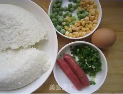 Make soy sauce fried rice step 0