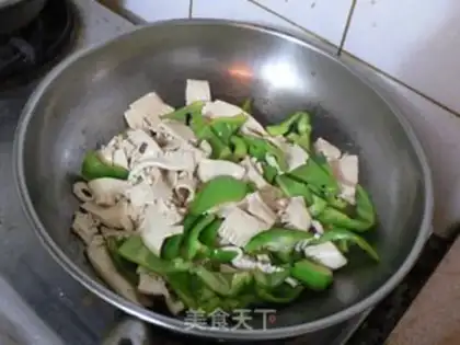 Make stir-fried vegetable kidney flower step 9