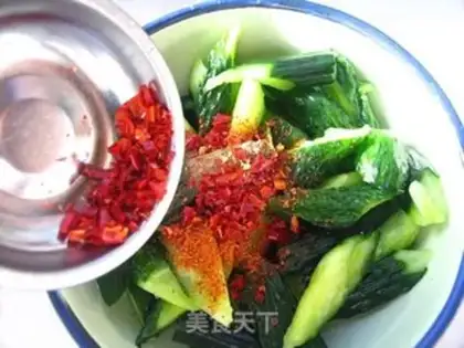 Make Spicy pickled cucumber step 6