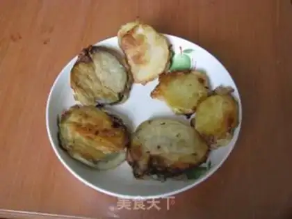 Make Fried jacket box and potato box step 5
