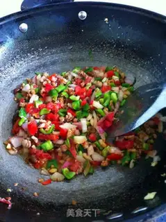 Make Mixed noodles with minced garlic meat step 7