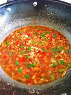 Make Mixed noodles with minced garlic meat step 8