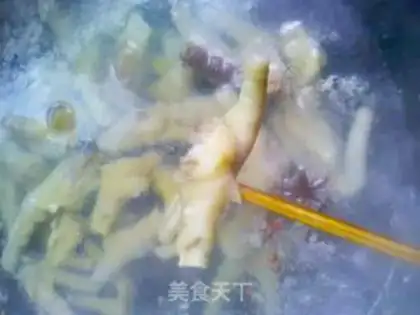 Make pickled chicken feet step 4