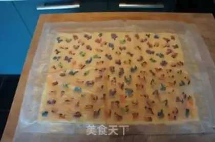 Make Colorful leopard print cake roll step 40
