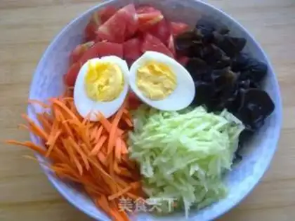 Make Hand-rolled cold noodles step 2