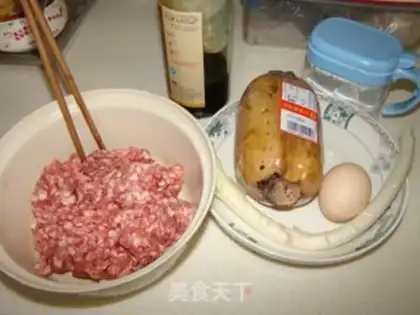 Make braised lion head step 0