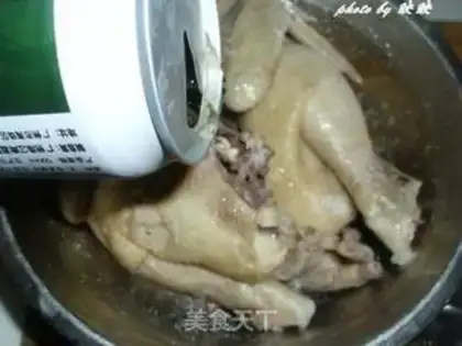 Make Garlic vinegar beer chicken step 5