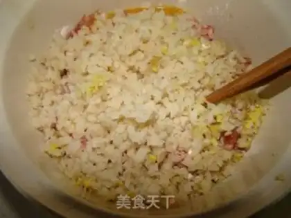 Make braised lion head step 1