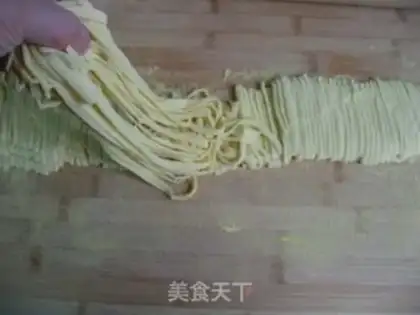 Make handmade noodles step 15