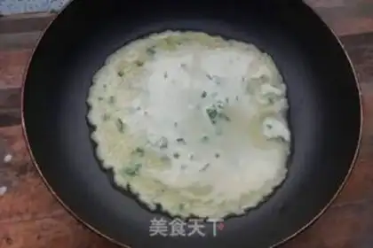 Make Mint egg cake step 4