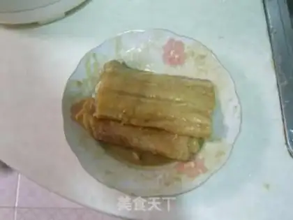 Make Fried eel rice with rice step 3