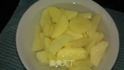 Make Fried potatoes with sword beans step 4