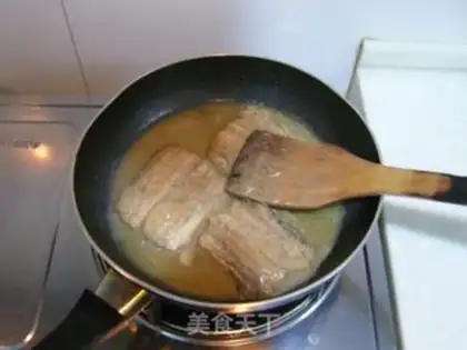 Make Fried eel rice with rice step 5