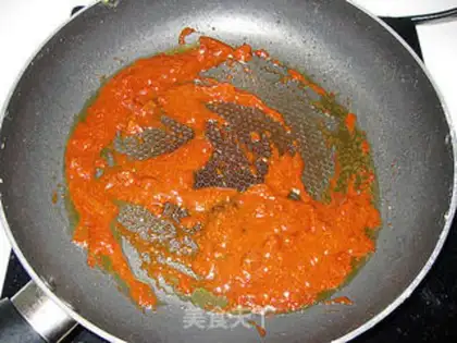 Make Sauce diced chicken step 3
