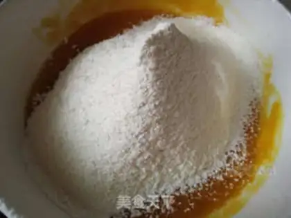 Make mango cake step 2